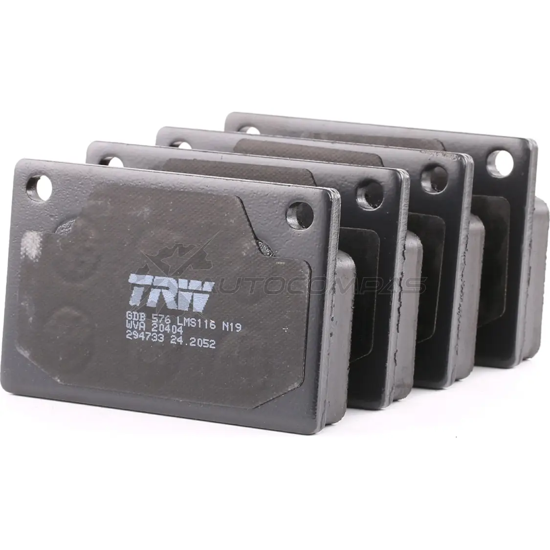 Тормозные колодки, комплект TRW 20404 gdb576 1529629 2 0153 изображение 0