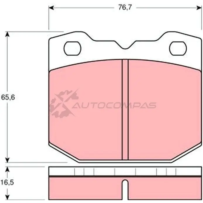 Тормозные колодки, комплект TRW HMA2LJ 20 994 1529651 gdb684