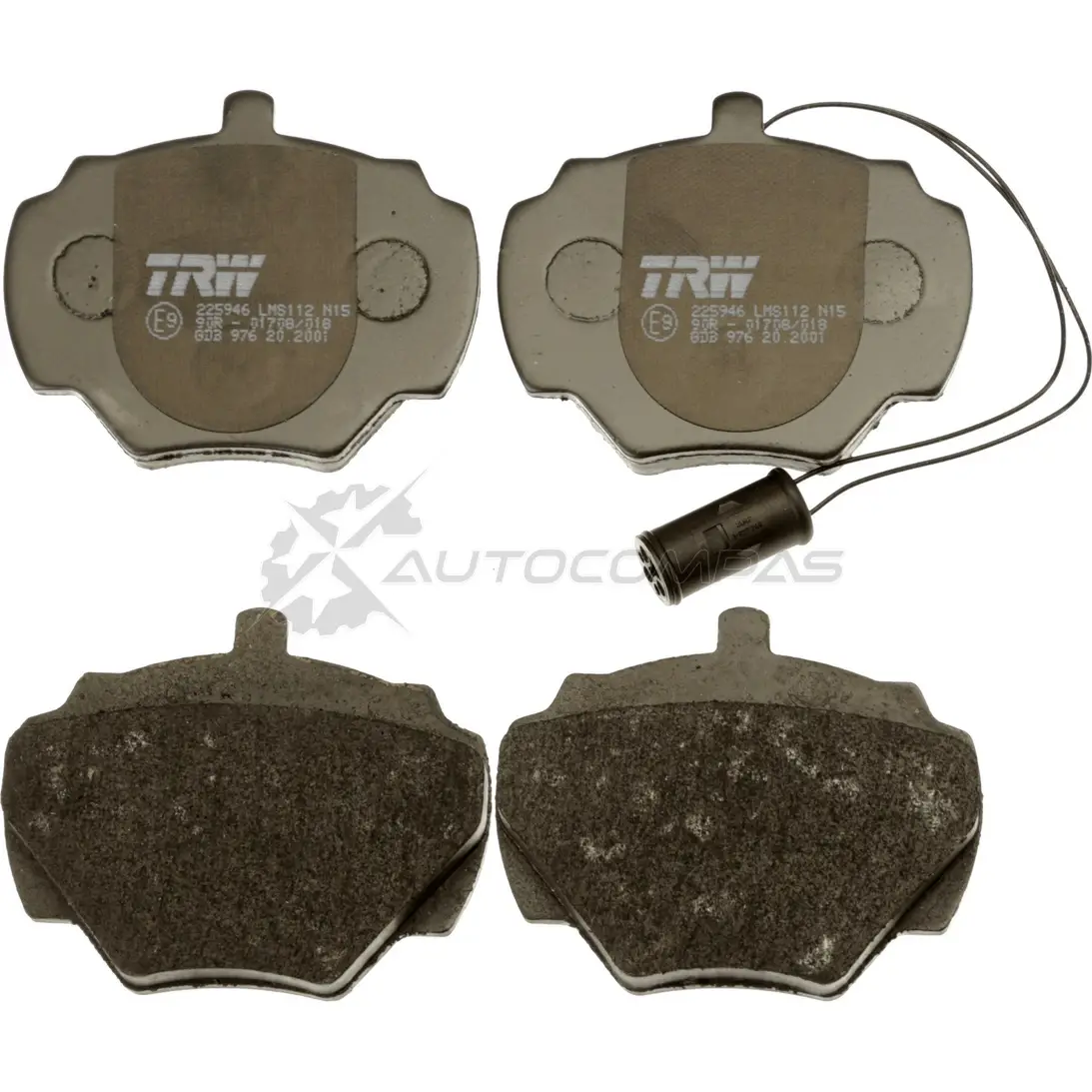 Тормозные колодки, комплект TRW 1529814 gdb976 21 237 21238 изображение 1