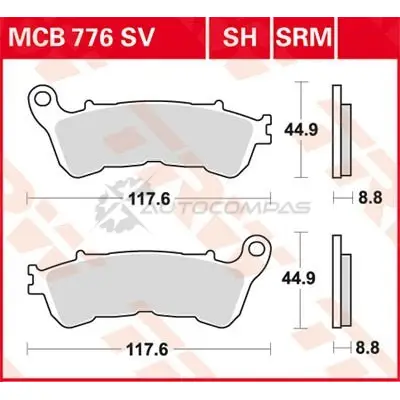 РљРѕР»РѕРґРєРё TRW mcb703