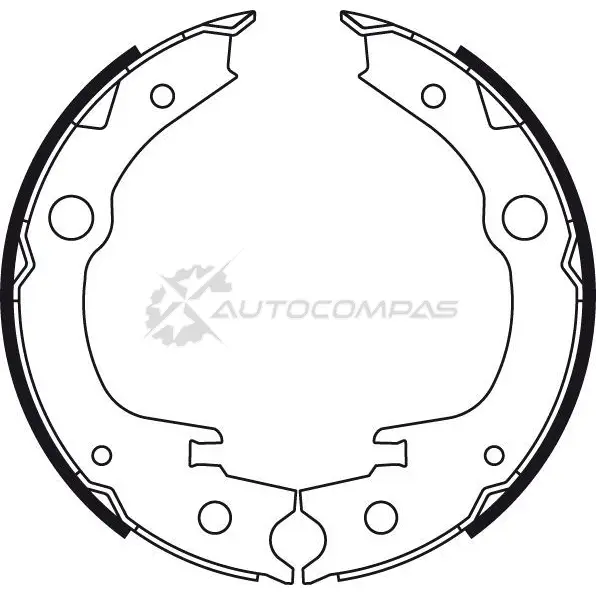 Колодки ручника TRW 1530767 PKY 5GJ gs8709 3322937513338