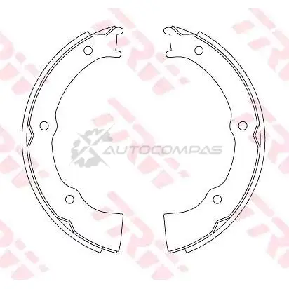 Колодки ручника TRW gs8809 G 2B1M 1530852 3322938297510 - Изображение 1