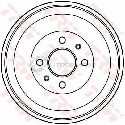 Тормозной барабан TRW db4016 3322937075010 DJR YLS 1522796 - Изображение 1