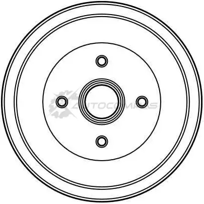 Тормозной барабан TRW Z FS3GC 1522798 3322937075041 db4019 изображение 1