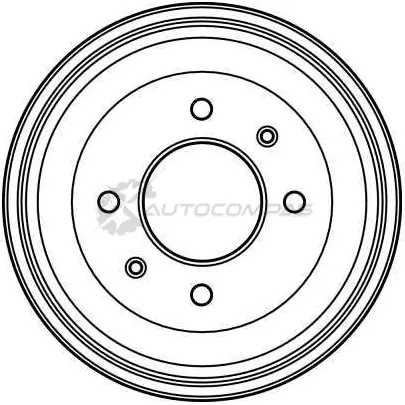 Тормозной барабан TRW 3322937075270 W 0UFMD 1522827 db4049 изображение 1
