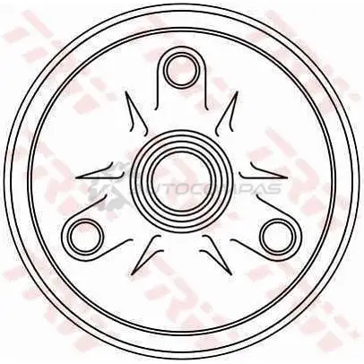 Тормозной барабан TRW db4122 1522893 8HV 1TGO 3322937211036 - Изображение 1