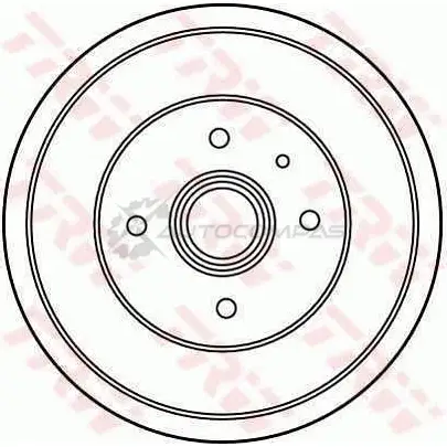 Тормозной барабан TRW CMD QW 3322937204991 1522972 db4200 - Изображение 1