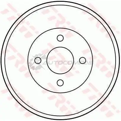 Тормозной барабан TRW 3322937216925 db4217 H4NS OY 1522989 - Изображение 1