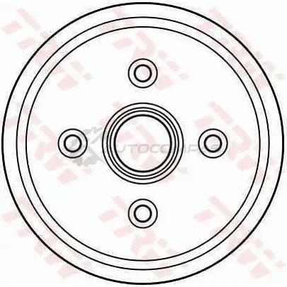 Тормозной барабан TRW 3322937322398 db4296 1523075 GUY H6SX изображение 0