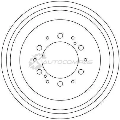 Тормозной барабан TRW 3322937392254 1D3G3 FH db4324 1523113 изображение 1