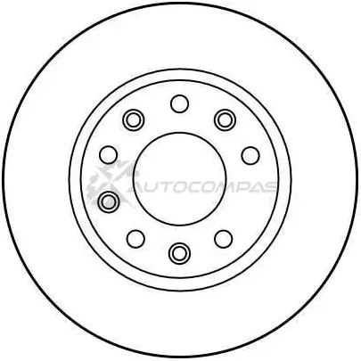 Тормозной диск TRW 1J RSA 3322936102205 df1022 1523243 изображение 1