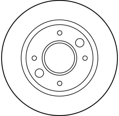 Тормозной диск TRW 3322936120803 DF1208 1523270 1CU9PO D изображение 1