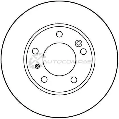 Тормозной диск TRW 3322936143505 df1435 1 MZ7S 1523304 изображение 1