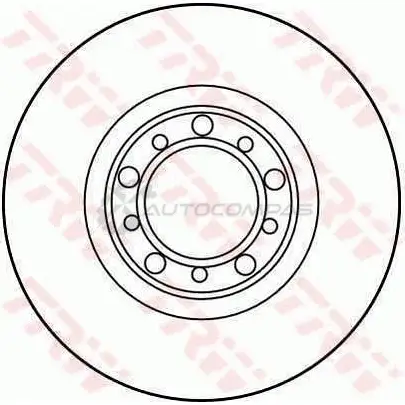 Тормозной диск TRW df1545 R 5SV2P 1523339 3322937076048 изображение 0