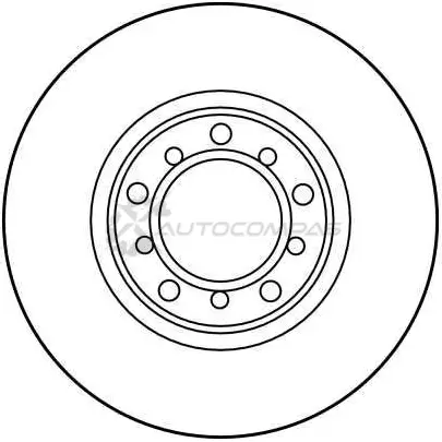 Тормозной диск TRW 3322936157304 df1573 1523352 Z75D 6 изображение 1