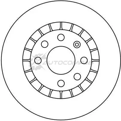 Тормозной диск TRW 3322936162407 JD S8D30 df1624 1523388 изображение 1