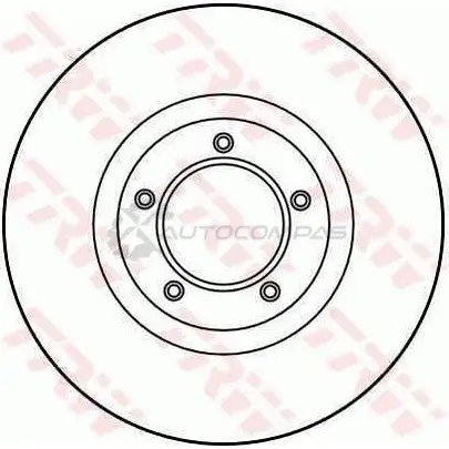 Тормозной диск TRW df1640 3322936164005 1523395 W M4ET изображение 0