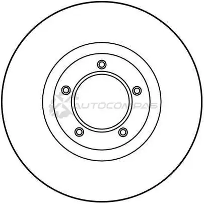 Тормозной диск TRW df1640 3322936164005 1523395 W M4ET изображение 1