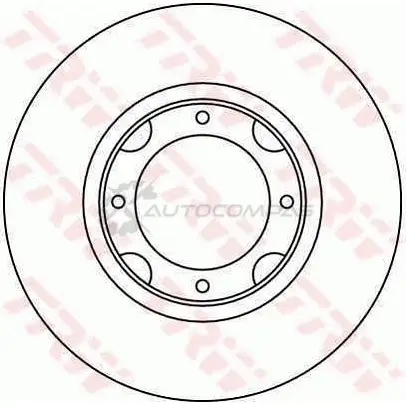 Тормозной диск TRW 3322936190905 LU ZSF0 1523508 df1909 - Изображение 1
