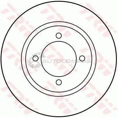 Тормозной диск TRW 3322936193104 1523521 M 27ZY df1931 - Изображение 1