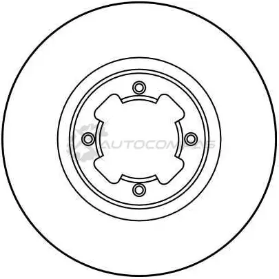 Тормозной диск TRW 3322936196600 df1966 UJI L2U 1523540 изображение 1