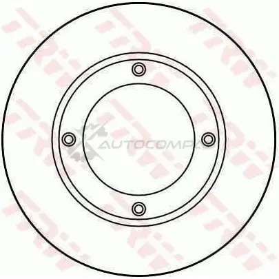 Тормозной диск TRW df1971 E A3WRR 3322936197102 1523544 - Изображение 1