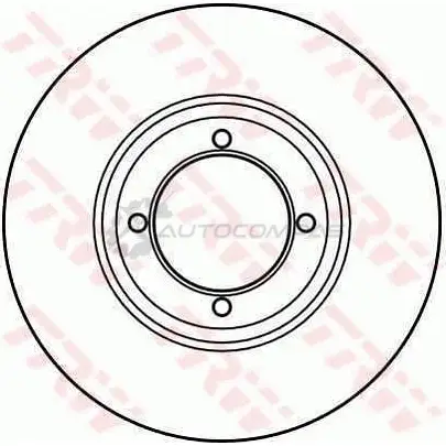 Тормозной диск TRW 3322936199205 SK X2W7 1523555 df1992 - Изображение 1
