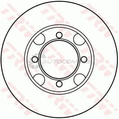 Тормозной диск TRW 1523590 3322936257202 df2572 4I K47V7 - Изображение 1