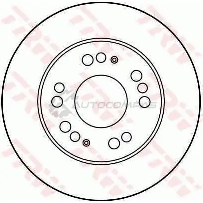 Тормозной диск TRW A6GZA P 3322937117789 1523714 df2718 - Изображение 1