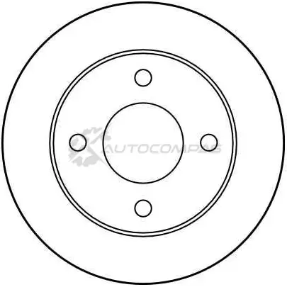 Тормозной диск TRW 1523721 df2725 3322937117925 ICWBUN P изображение 1