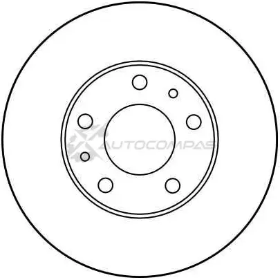 Тормозной диск TRW 1523723 QOC 59 3322937117987 df2728 изображение 1