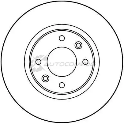 Тормозной диск TRW 1523787 df2796 3322937187140 T 7MNYCA изображение 1