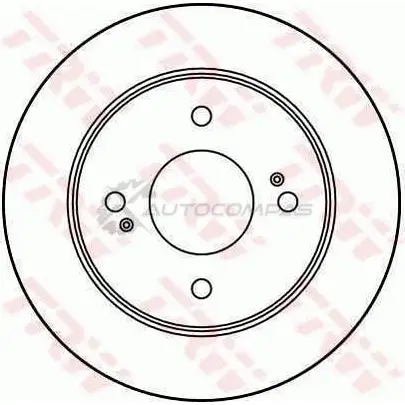 Тормозной диск TRW 1523806 3322937108732 C632 NI df3018 - Изображение 1