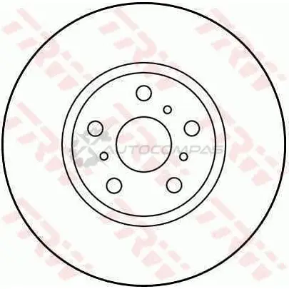 Тормозной диск TRW 10KSV 6 1523823 df3093 3322937184514 - Изображение 1