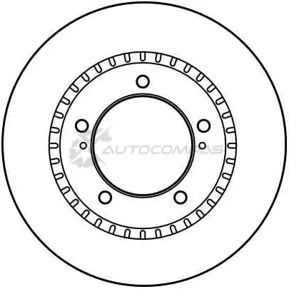 Тормозной диск TRW 1523974 df4156 3322937288984 7Y1E DF6 изображение 1