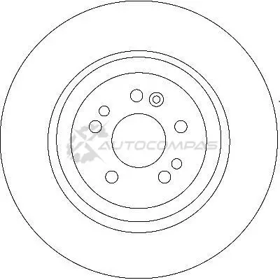 Тормозной диск TRW 3322937321193 T OOPFQ 1524032 df4222 изображение 1