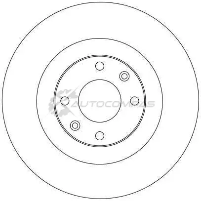 Тормозной диск TRW 3322937321230 df4226 1524037 BVOK C изображение 1
