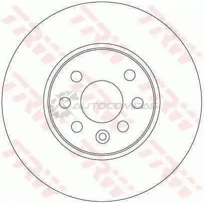 Тормозной диск TRW df4318 MP0U 85 1524129 3322937400478 - Изображение 1