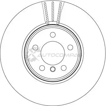 Тормозной диск TRW 1524415 3322937941674 df4867s CN IGX изображение 1