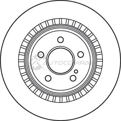 Тормозной диск TRW BK 7NL8 3322937950928 df4916s 1524445 изображение 1