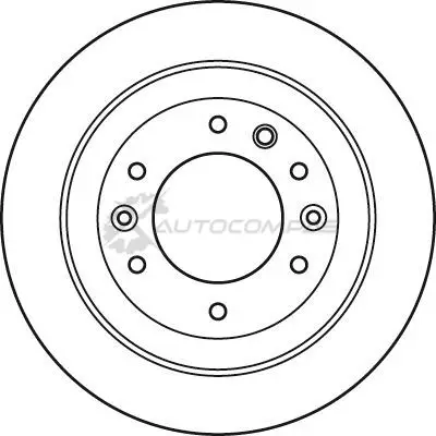 Тормозной диск TRW 3322937951017 W 2DPP8L df4925 1524452 изображение 1