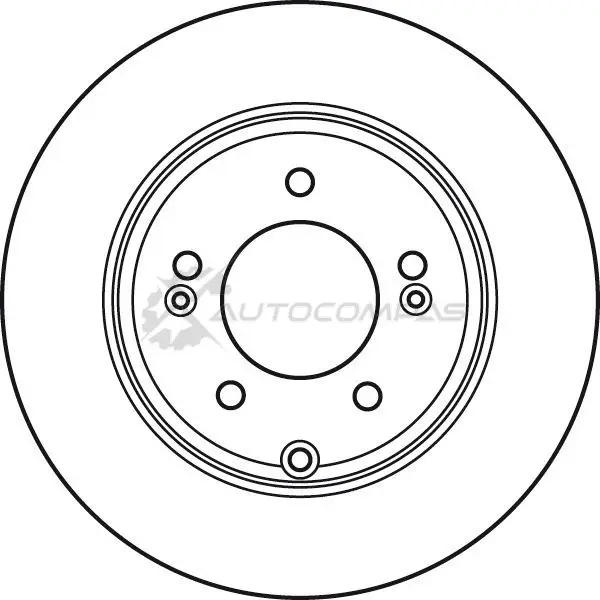 Тормозной диск TRW 3322937952724 1524491 HX5OA O df4980 изображение 1