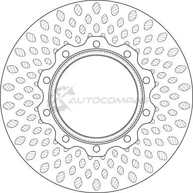 Тормозной диск TRW df5019s 1524508 3322938214678 N78 ZO изображение 1