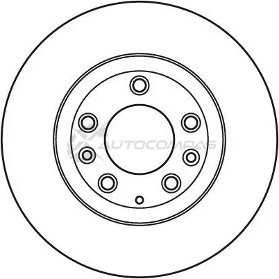 Тормозной диск TRW df6115 3322938087951 ZN2X 5NZ 1524590 изображение 1