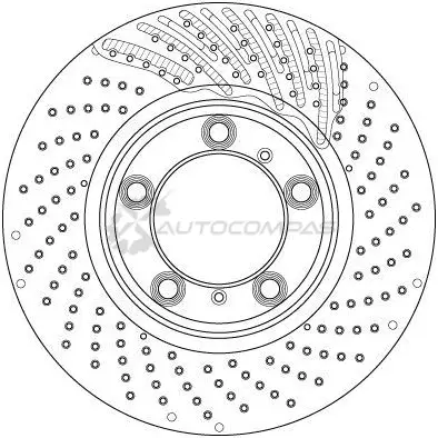 Тормозной диск TRW df6464s 3322938244804 1524767 YEQ1 P изображение 1