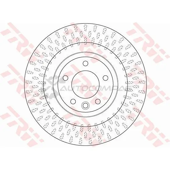 Тормозной диск TRW 3322938219918 df6528s 1524807 DJJIU AS - Изображение 1