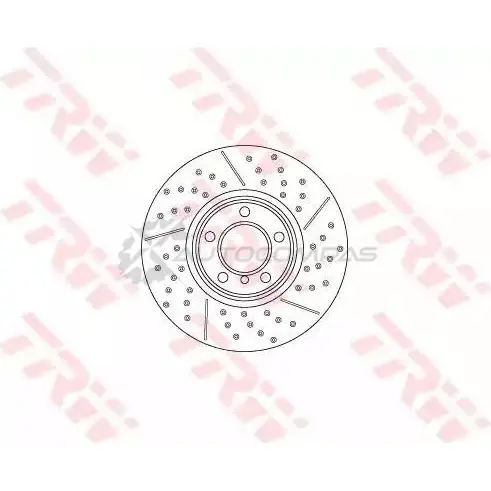 Тормозной диск TRW 1524820 3322938245993 SMFC S5 df6604s - Изображение 1