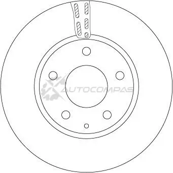 Тормозной диск TRW 1524852 df6661s 3322938269272 9A1O 43 изображение 1