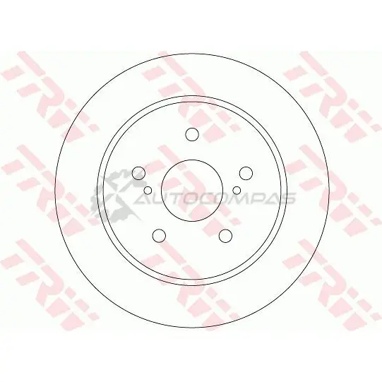 Тормозной диск TRW 1524866 PI8D X 3322938271879 df6685 - Изображение 1