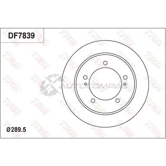 Тормозной диск TRW df7839 W EWYMWE 3322938094522 1524955 изображение 0